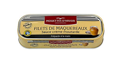 Mouettes d'Arvor French Fillets of Mackerel in Mustard - Filets de Maquereaux Sauce