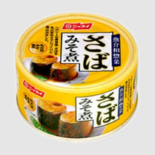 Nissui mackerel miso boiled 190gX24 pieces