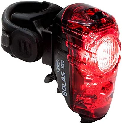 NiteRider Solas 100 Lumens USB Rechargeable Bike Tail Light Powerful Daylight Visible