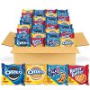OREO Original, OREO Golden, CHIPS AHOY! & Nutter Butter Cookie Snacks Variety Pack,