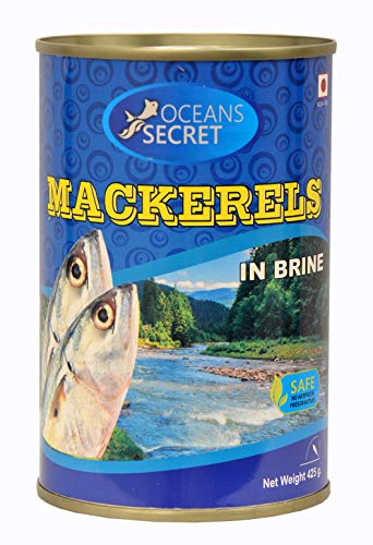 Oceans Secret - Canned Mackerels in Brine 425g (Pack of 24)