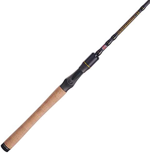 PENN Fishing Battalion II Inshore Casting Fishing Rod, Black (7' - Medium Light -