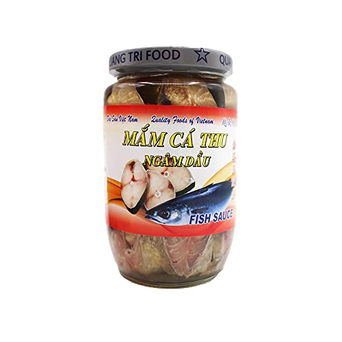 [Pack of 2] QUANG TRI Mackerel in Oil (Mam Ca Thu) / Mam Ca Thu Ngam Dau - 16 Oz