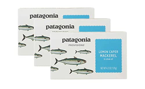 Patagonia Lemon Caper Mackerel (4.2oz unit) 3-Pack