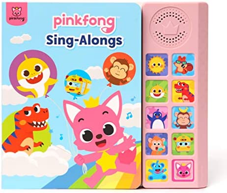 Pinkfong Sing-Alongs 10 Button Sound Book | Baby Shark Toys, Baby Shark Books |
