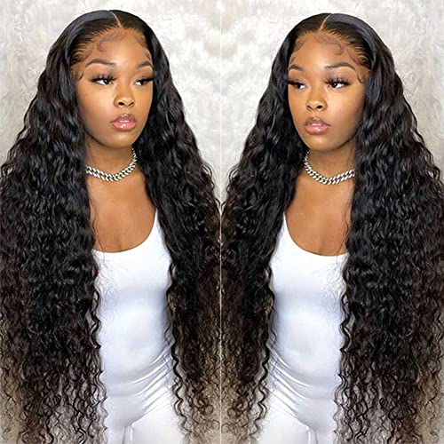 Pizazz 13x4 HD Transparent Lace Front Wigs Human Hair with Baby Hair Bleached Knots