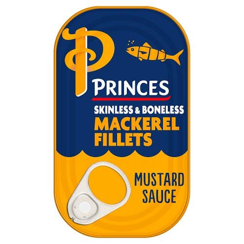 Princes Mackerel Fillets In Mustard Sauce 125G