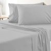 Pure Egyptian Cotton Sheets King Size - 700 Thread Count Silver Grey Hotel Sheets,