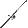 Quantum Reliance Spinning Reel and Fishing Rod Combo, Changeable Right- or Left-Hand