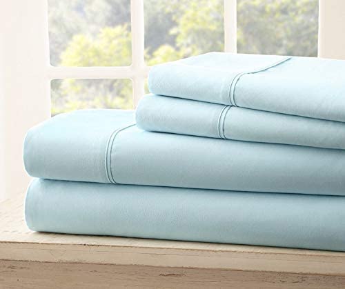 Queen Size Royal Collection 1900 Thread Count Bamboo Quality Bed Sheet Set with 1
