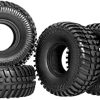 RC Station 1.9 RC Crawler Tires 4PCS 1/10 Scale RC Rock Crawler Truck Tires with Foam