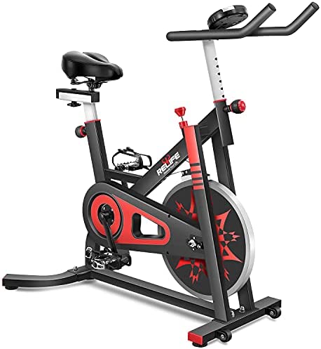 RELIFE REBUILD YOUR LIFE Exercise Bike Indoor Cycling Bike Stationary Bicycle with