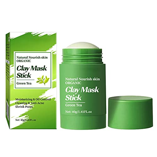 Reddhoon Green Tea Mask Stick, Green Tea Cleansing Mask, Oil Control Deep Clean Pore