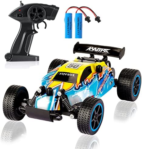 Remote Control Car for Boys Toys - High Speed RC Car for Kids, 1/20 2WD All Terrain