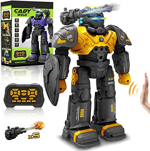 Robot Toys for 6 7 8 Years Old Boys Girls, Programmable RC Robot Kids Toys
