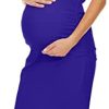 Ruched Mermaid Off Shoulder Dress/Maternity Bodycon Dress Summer Baby Shower