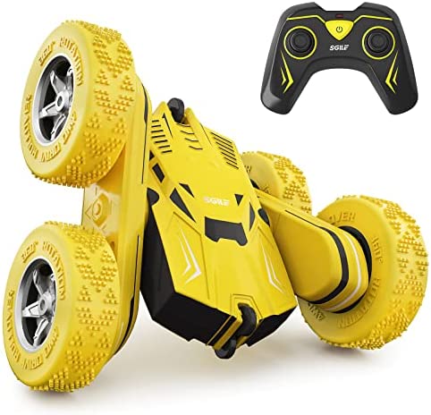 SGILE RC Stunt Car Toy, Direct Charge Remote Control Car with 2 Sided 360 Rotation