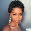 Short Afro Kinky Curly Wigs For Black Women Human Hair Wig Pixie Cut Wig Natural