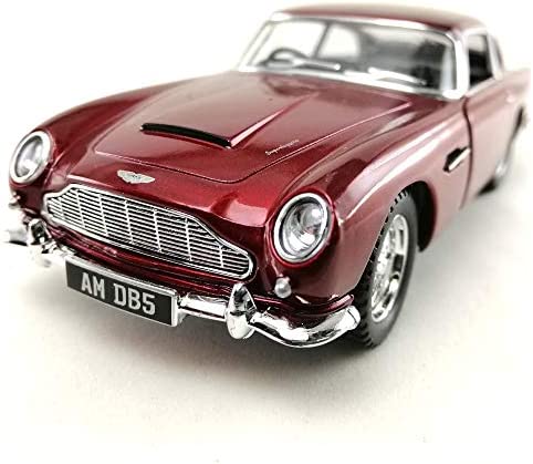 Sport Racing Classic Model Car Die-Cast 1:38 1963 Aston Martin DB5 Red Color Toy