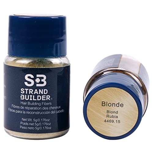 Strand Builder Hair Fibers for Thinning Hair and Hair Loss, Natural Keratin Hair
