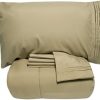 Sweet Home Collection Luxury 5 Piece Bed-in-A-Bag Solid Color Comforter and Sheet