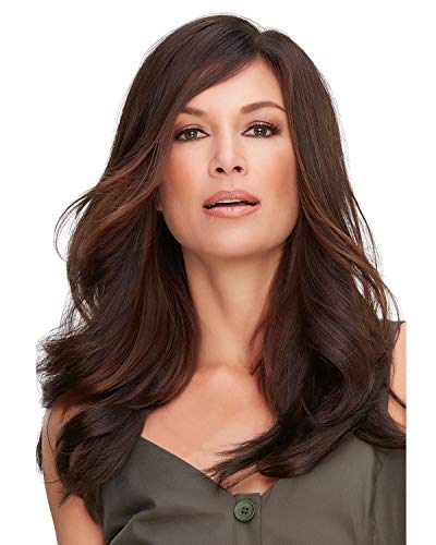 Top Full 18 Inch Monofilament Synthetic Hair Toppers by Jon Renau in 10H16, Length: