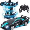 Toy Cars for Boys Ages 6-14,Remote Control Cars for Kids,2.4G Transform RC Car Robot