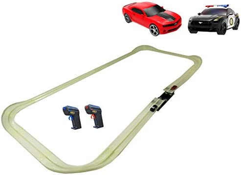 Tracer Racers R/C High Speed Remote Control Police Stunt Speedway Officially Licensed