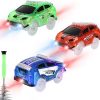 Tracks Cars Replacement only, Toy Cars for Most Tracks Glow in The Dark, Racing Car
