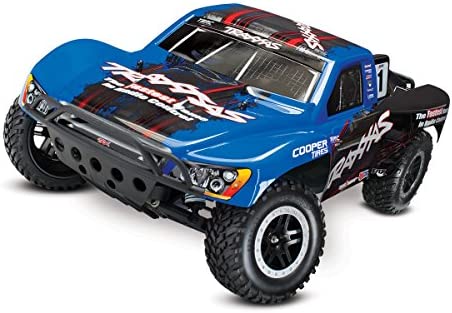 Traxxas 58076-4 Blue Slash 2WD 1/10 Brushless Short Course Truck with TQi 2.4GHz