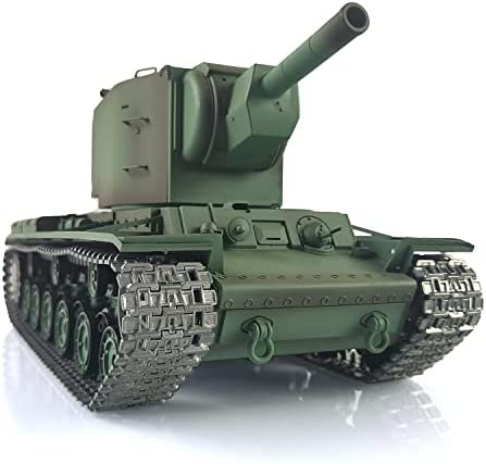 Upgraded Edition 1/16 Henglong TK7.0 Soviet KV-2 RC Tank Gigant 3949 Metal Tracks