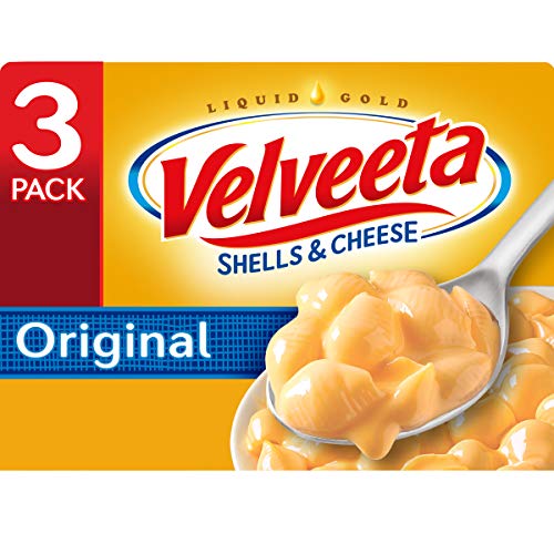 Velveeta Shells & Cheese Original Shell Pasta & Cheese Sauce Meal (3 ct Pack, 12 oz