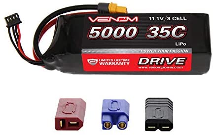 Venom 35C 3S 5000mAh 11.1V LiPo Battery with Universal Plug
