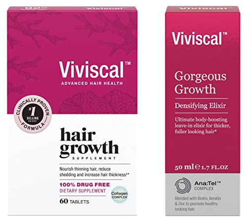 Viviscal Gorgeous Growth Densifying Elixir, 1.7 Ounce with Women's Hair growth