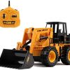 Vokodo RC Bulldozer 13.5" Full Function 1:24 Scale 2.4Ghz Construction Vehicle Toy