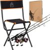 WILD REPUBLIC Fishing Chairs Folding with Rod Holder | Fishing Gifts for Men |