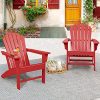 WenHaus Adirondack Chair (Pack of 2), Fire Pit Chairs, Patio Outdoor Chairs, Plastic