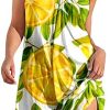 Women Loose Beach Mini Dress Vintage Bohemian Daily Summer Casual Sleeveless Pullover