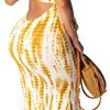 Womens Mermaid Long Maxi Dress - Off The Shoulder Triple Color Block Bodycon Dress