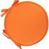 ZISUN Round Seat Cushion, Removable Chair Seat Cover with Ties, Washable Seat Pad