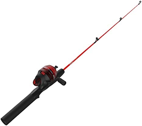 Zebco Dock Demon Spinning Reel or Spincast Reel and Fishing Rod Combo, 30-Inch
