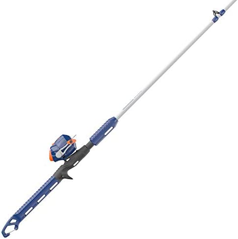 Zebco Wilder Fishing Reel and Rod Combo, 4'3" Durable Fiberglass Rod with Built-In