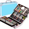 173 pcs Deluxe Art Set, Aluminum Painting Box Artist's Set, with Oil Pastels, Colored