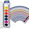 24 Watercolor Paint Set For Kids and Adults - Bulk Pack of 24 Washable Water color