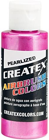 4 oz. Bottle of Createx Pearl Magenta Pearlized Airbrush Color CREATEX PEARLI.