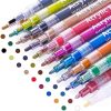 Acrylic Paint Marker Pens, Emooqi 20 Pack Paint Pens Comes with Metallic Acrylic