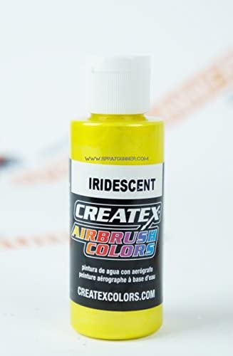 Airbrush Colors Createx 5503 Iridescent Yellow 2oz. Paint. by SprayGunner