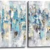Bedroom Canvas Wall Art Picture: Living Room Kitchen Abstract Painting Colorful