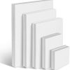 COYMOS Stretched White Blank Canvas Rectangular Canvas Boards for Painting, Acrylic