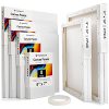 Canvas Boards for Painting Canvas Panels Multi Pack - 30 Pack 5x7, 8x10, 9x12, 11x14,